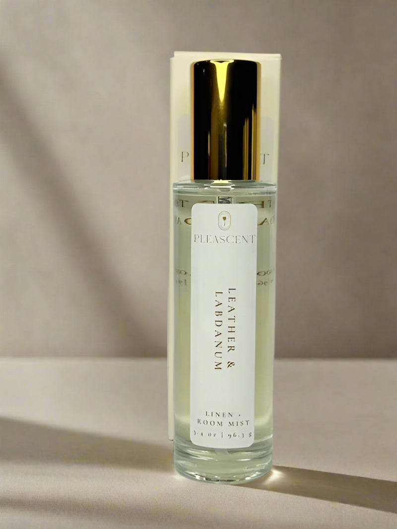 Leather & Labdanum Linen + Room Mist