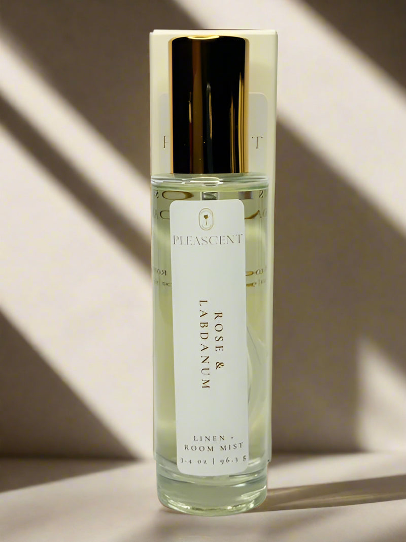 Rose & Labdanum Linen + Room Mist
